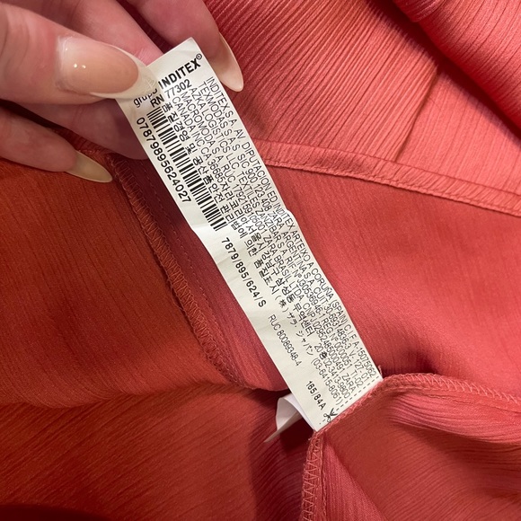 Zara coral pink dress - Picture 8 of 12